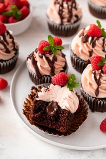 How to Make Cupcakes Filled with Bournville Ganache and Almonds