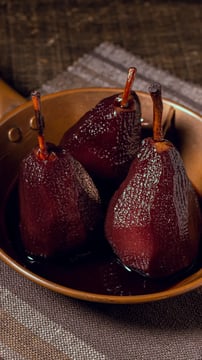 How To Make Delicious Poached Pear Dessert At Home