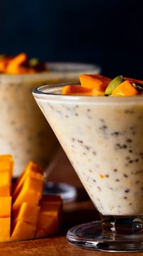How To Make Mango-Saffron Lassi With Pistachio Crunch In 5 Steps