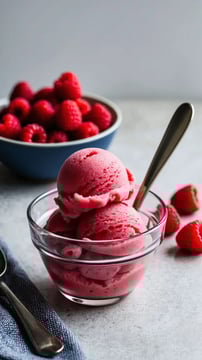 How To Make Refreshing Raspberry Sorbet In Minutes