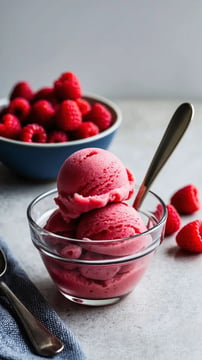 How To Make Refreshing Raspberry Sorbet In Minutes