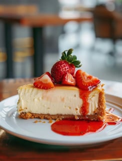 How To Serve A No-Bake Cheesecake With Fruit Compote For Extra Zing