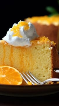How to Serve Orange Chiffon Cake with Fresh Fruits for a Lighter Dessert