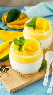 Layered Mango-Chocolate Mousse In 5 Easy Steps (No Bake!)