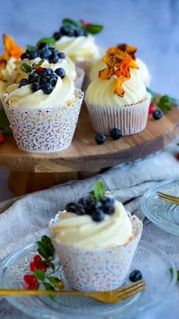 Lemon Poppy Seed Muffins With Gems Topping: A Zesty, Colorful Treat