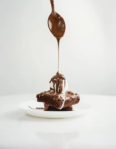 Liquid Chocolate Drizzle with Crushed Walnuts: 5 Ways to Use It