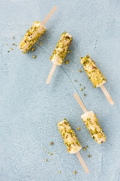 Mango Kulfi With Almonds & Pistachios