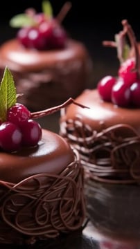 Mini Cherry Desserts For Birthday Party Fun