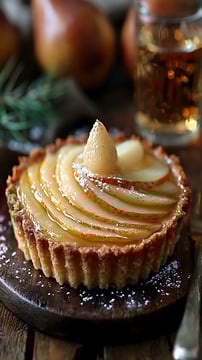 Mini Pear Tarts With Caramel Drizzle: Sweet Bites For Any Celebration