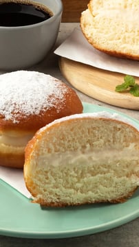 Recipe For Brazilian Sonho: Dreamy Custard-Filled Pastries 