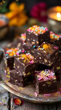 Silk Chocolate Coconut Mithai: A Fusion Treat For Kollam Pooram
