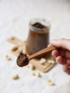 Silk Chocolate Mousse with Cashew Topping: Elegant No-Bake Dessert