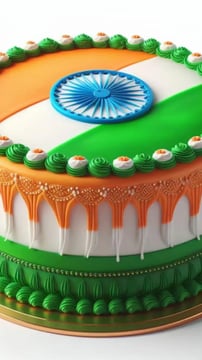 Top Decorating Ideas For Your Republic Day Tiranga Cake