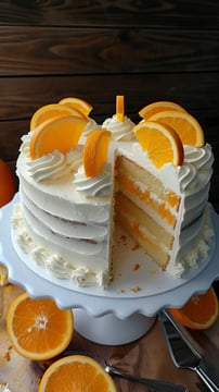 Top Plating Techniques To Make Orange Vanilla Cake The Centerpiece Of Your Dessert Table