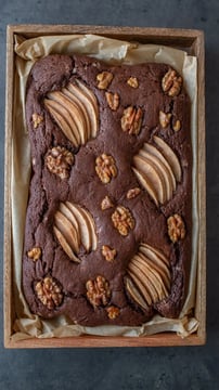 Unexpected Walnut-Pear Brownies: A New Favorite