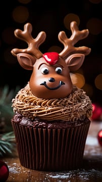 Ways To Add A Chocolate Twist To Your Reindeer Cupcakes - Feature Image