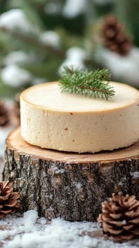 Winter-Inspired Flavors To Try With No-Bake Cheesecake