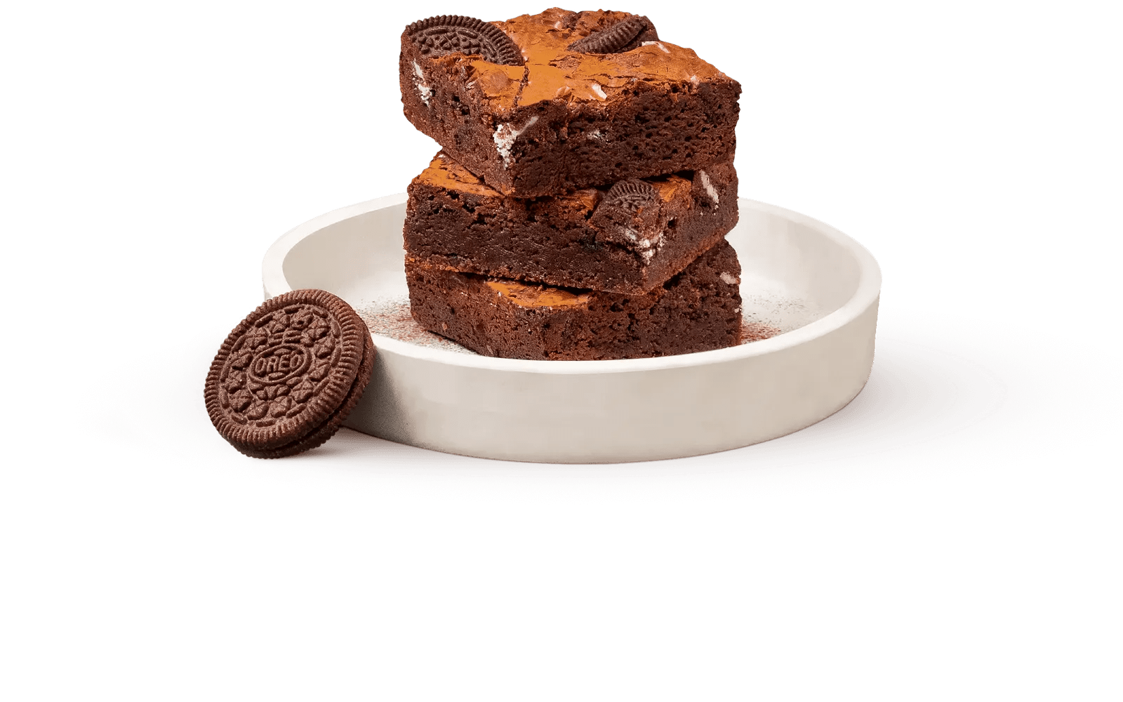 Warm Oreo Brownie