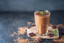 Thick Vegan Chocolate Smoothie Using Almond Milk