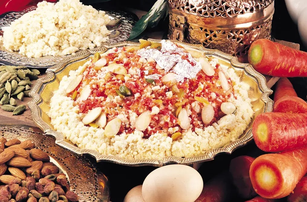 Carrot Halwa With Almonds