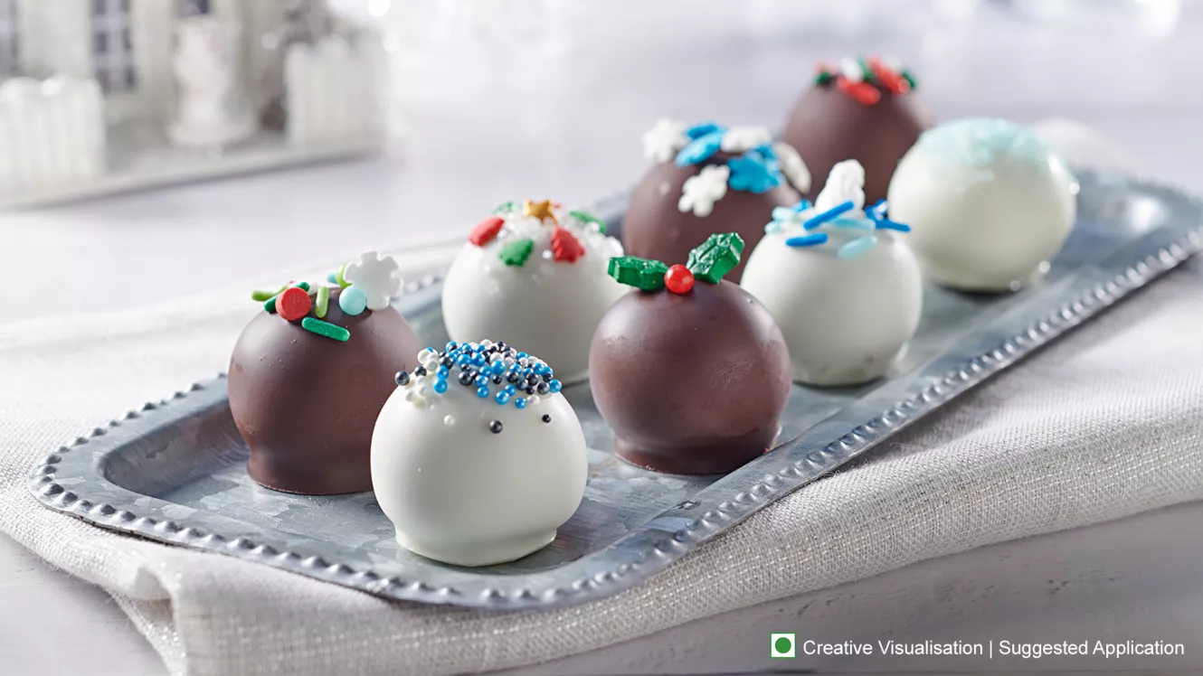 Holiday Sprinkled Oreo Cookie Balls | Cadbury Desserts Corner