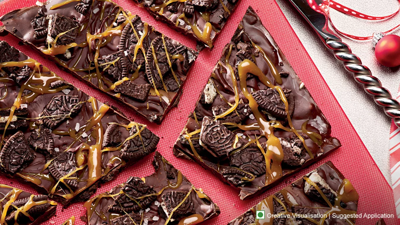 OREO Salted-Caramel Bark Recipe | Cadbury Desserts Corner