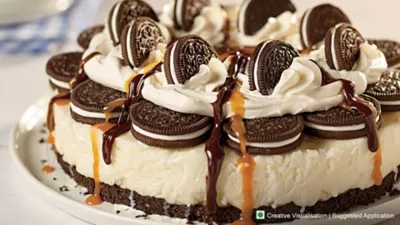 Salted Caramel Oreo Ice Cream Cake Recipe | Cadbury Desserts Corner