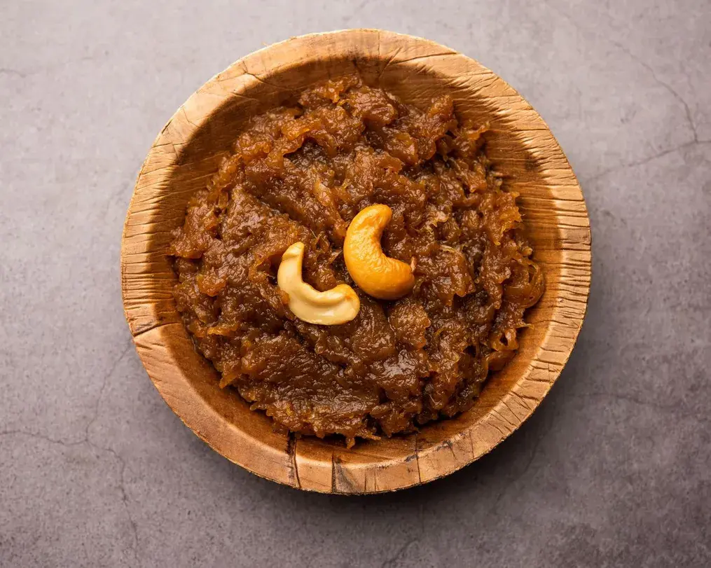 Chocolate Semolina Halwa with Dairy Milk Chunks