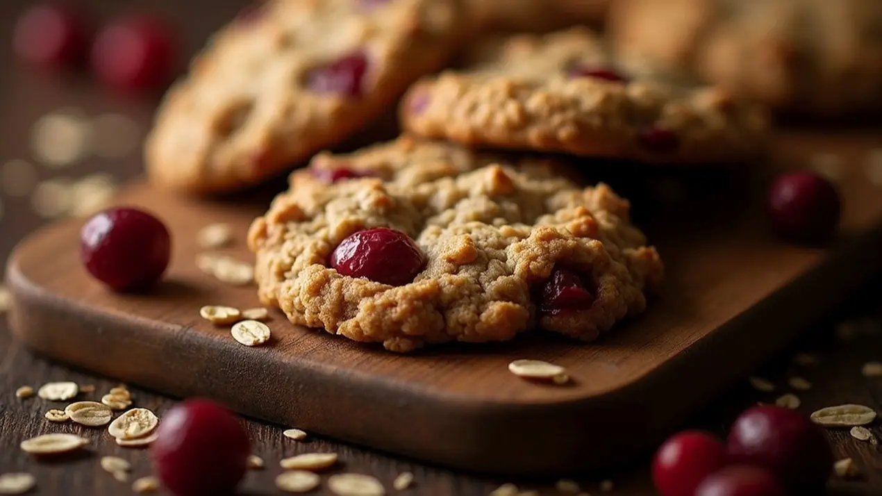Festive Chocolate Chip Cookies with Pistachio and Cranberry Chew