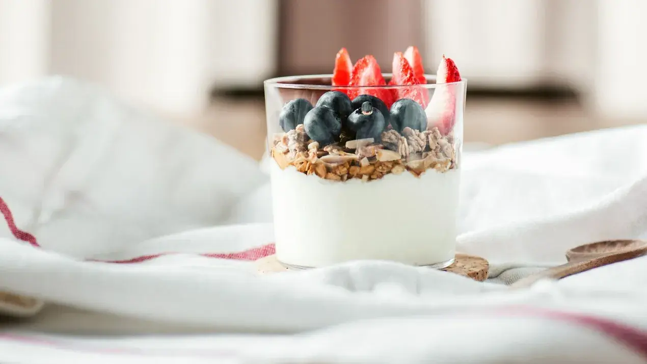 Rich and Decadent Berry Yogurt Parfait with Bournville Chocolate Chunks
