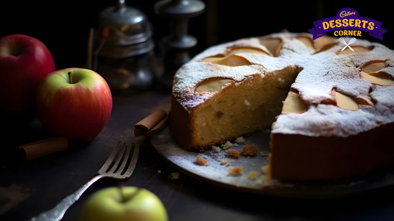 This spiced apple cake is perfect for the holidays