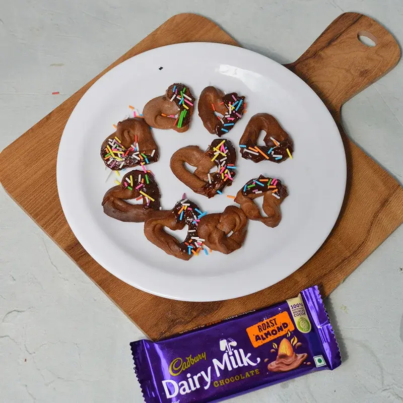 Chocolate Cookie Hearts