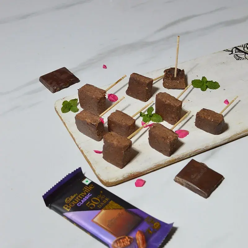 Bournville Banana Brownie Bites