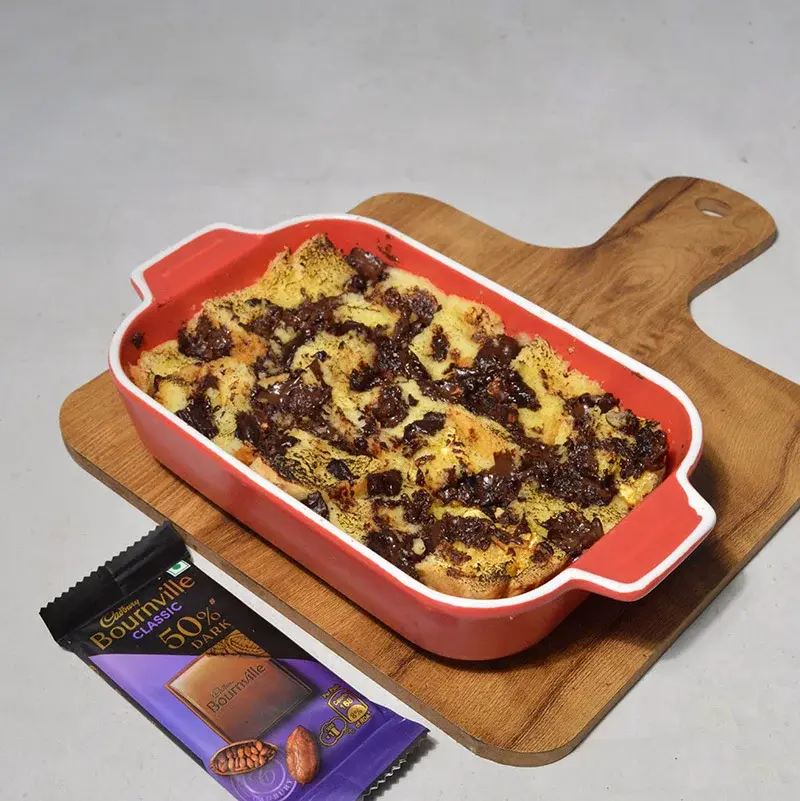 Bournville Chocolate Bread Pudding