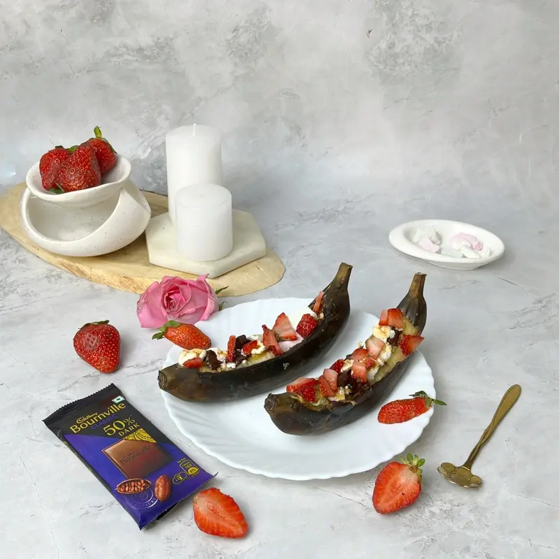 Bournville Peanut Butter Banana Boat