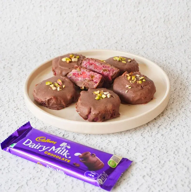 Chocolate Covered Strawberry Chia Bites