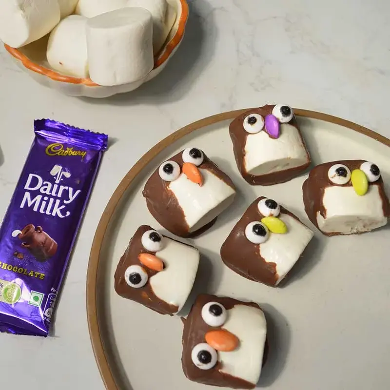 Chocolate Marshmallow Penguins 
