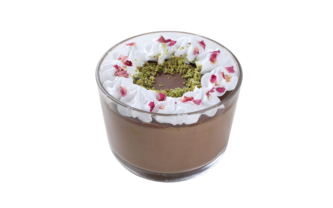Chocolate Thandai Panna Cotta