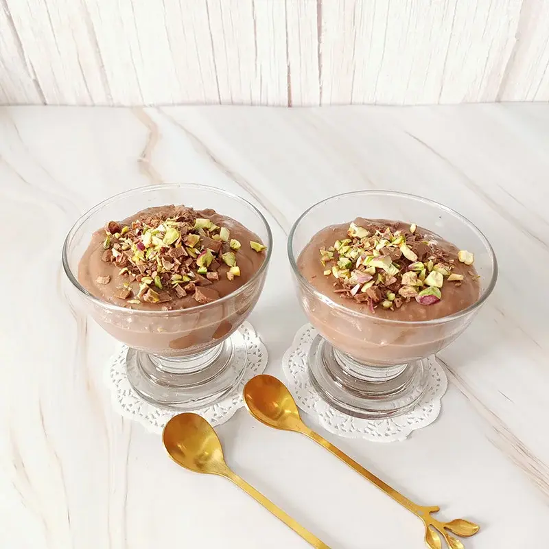 Cocoa Phirni with Crunchy Pistachios