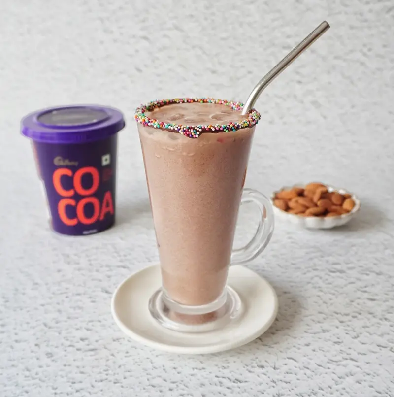 Cold Cocoa with Nuts & Dates