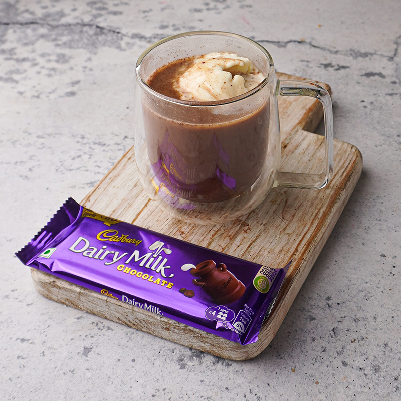 Dairy Milk Hot Chocolate Float