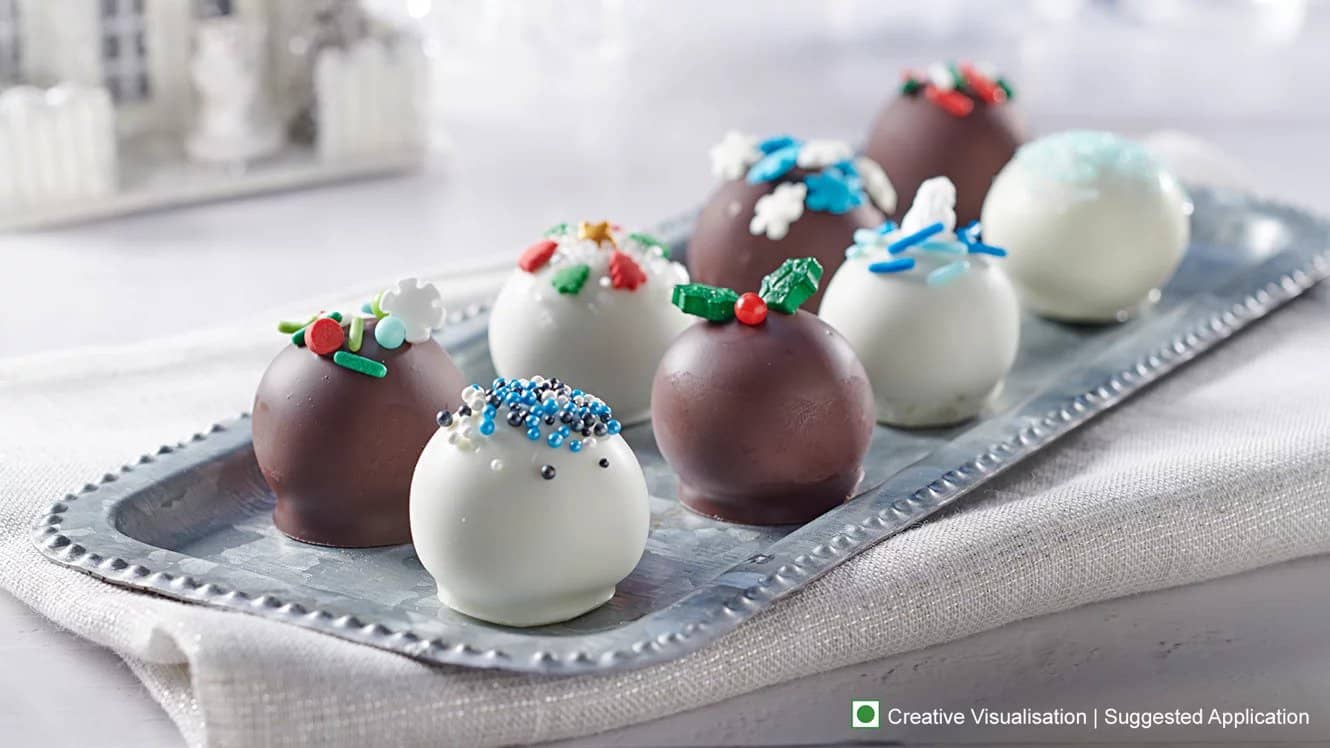 Holiday Sprinkled <br> Oreo Cookie Balls
