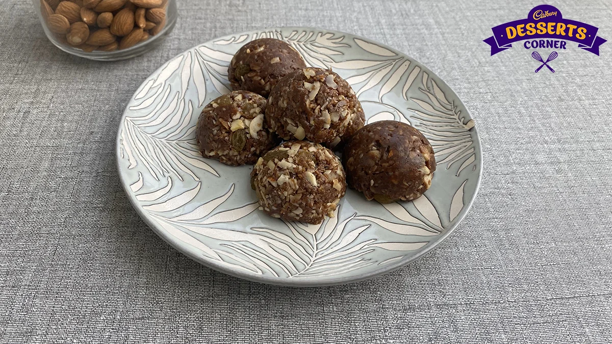 Bournville Coconut Laddo | Desserts Corner