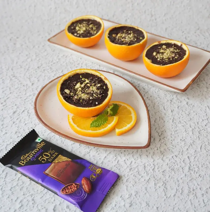 Orange Chocolate Mousse with Pistachio