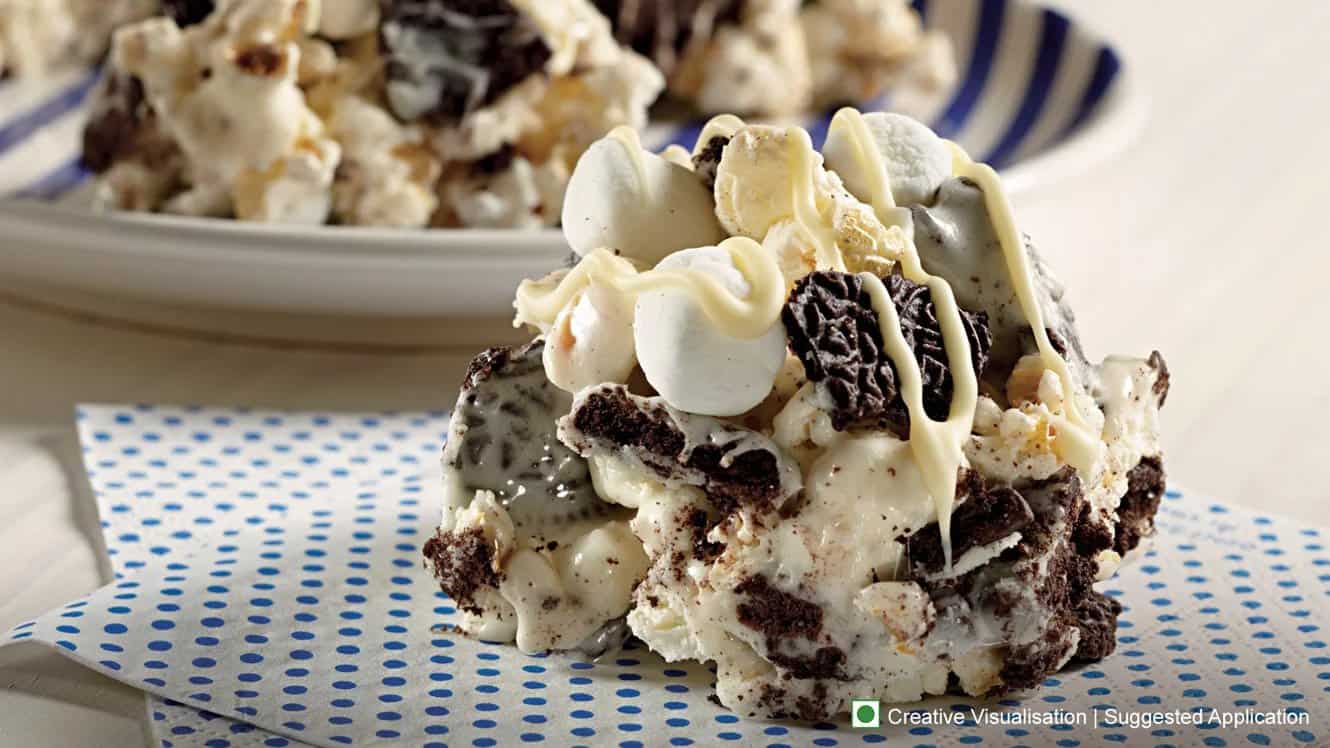 Oreo Rocky Road <br> Popcorn Treats