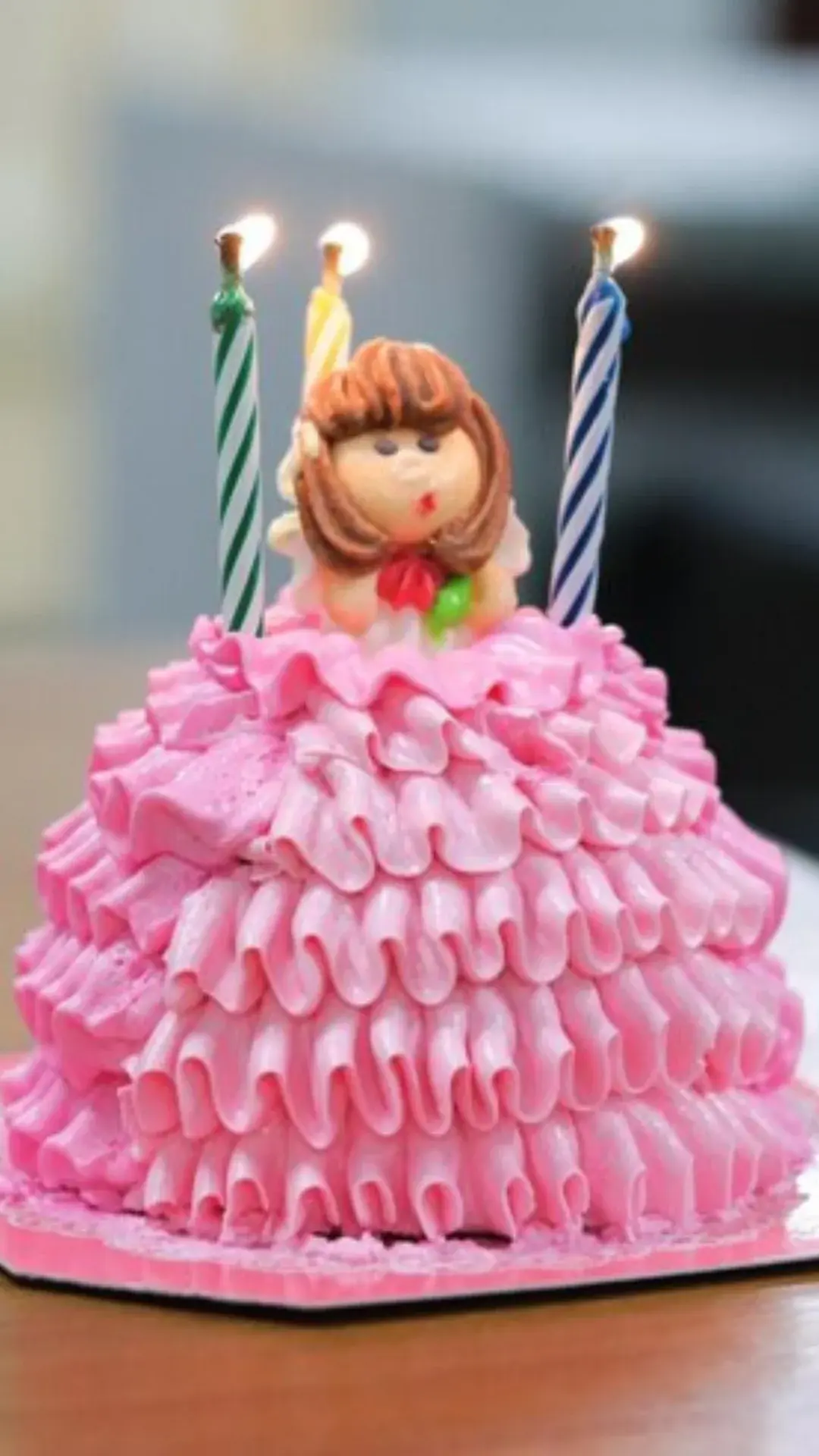 birthday cake dress design Cake 24 Young Lady in Pink Dress Cake Medium Serves 15 / Chocolate Chip + 10 / Day & Night
