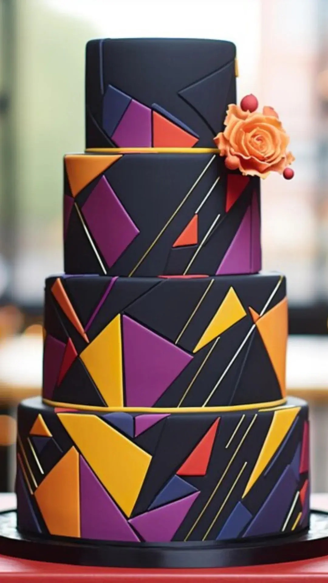 Geometric Design Cake