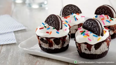 OREO Ice Cream "Cupcakes" Recipe | Cadbury Desserts Corner